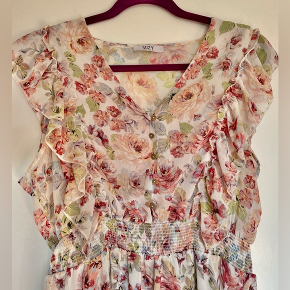 Floral Flirty Dress by Suzy Shier - Picture 4 of 7